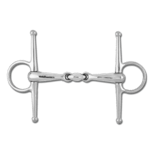 Waldhausen Full Cheek Snaffle Bit, Double Jointed