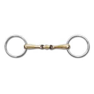 Waldhausen Copper Snaffle Bit, Double Jointed