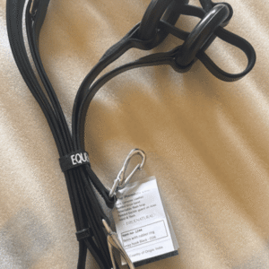Equenatural Side Reins with Rubber Ring Insert and Snap Hook