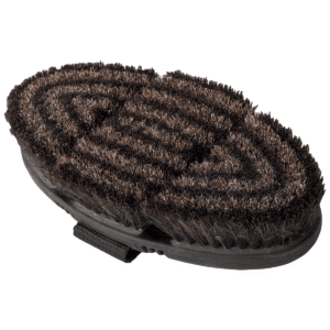 Waldhausen Flex Grooming Brush Horsehair - Black/Grey