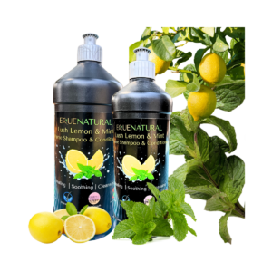 Equenatural Lush Lemon & Mint Horse Shampoo & Conditioner – Natural Care for a Healthy, Shiny Mane