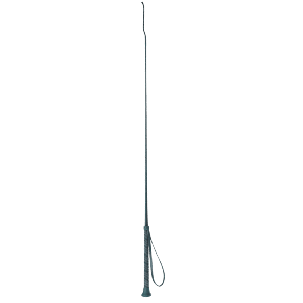 Fleck Riding Whip with Woven Nylon Cover and Wrapped Grip