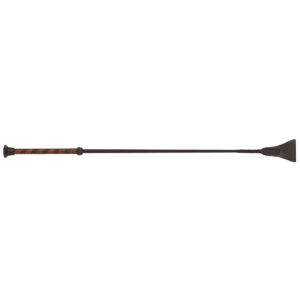 Fleck Jumping Bat Whips – Fibreglass Shaft & Synthetic Leather Handle, 60cm, Black