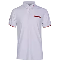 CWD Men’s White Polo Shirt – Breathable Performance Wear