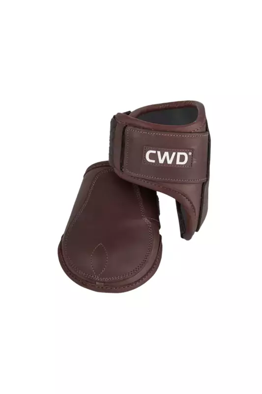 CWD Velcro Open Fetlock Boots with Calfskin Lining – Premium Hind Leg Protection