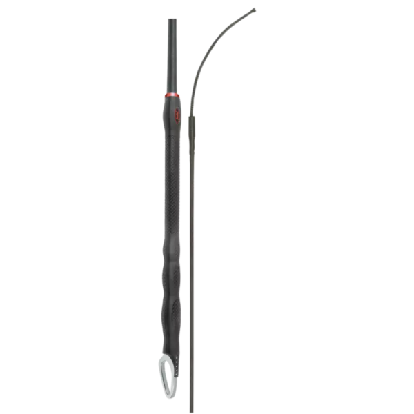 Fleck Dressage Whips - Nylon Weave with Triple Balance Solid Grip, Black - 110cm