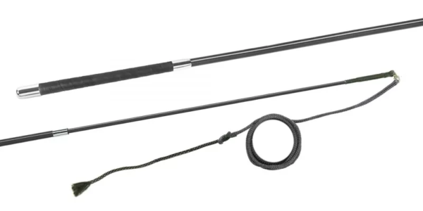 Fleck Lunging Whip - Carbon Composite, Telescopic with Wrapped Grip, 72"