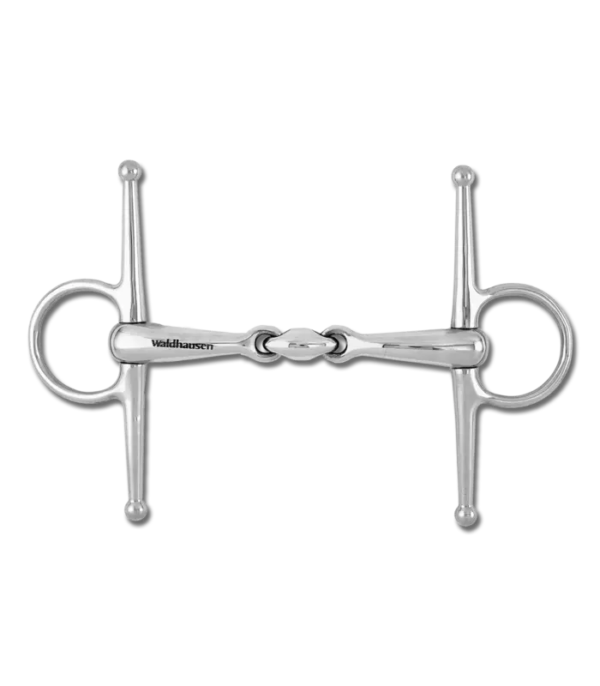 Waldhausen Full Cheek Snaffle Bit, Double Jointed